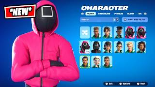 Fortnite X Squid Game Skin Showcase (Full Showcase)