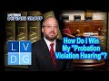 Legal information on probation violating hearings in Nevada
