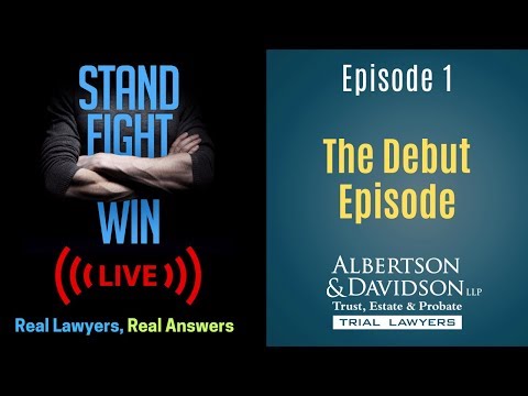 Episode 1–Stand, Fight, Win! LIVE: Real Lawyers, Real Answers – The Debut