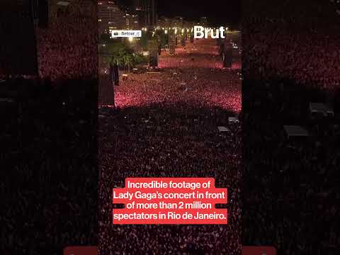 Incredible footage of Lady Gaga’s concert in Rio de Janeiro