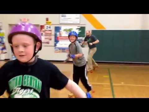 Triton Central Elementary School Rollerskating grade 4 Mr Smith