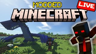 MODDED MINECRAFT!  ICE AND FIRE AND MORE #minecraft #live #asmr