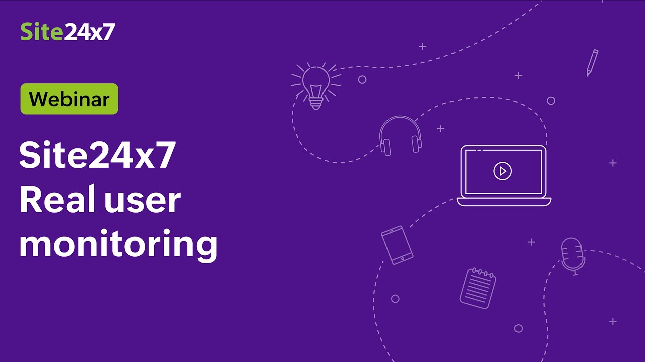 [Webinar] Real user monitoring with Site24x7