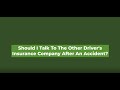 After a wreck, you may be wondering, 'should I talk to the other driver's insurance company?' When you get a call from the other driver's insurance company immediately after a crash, first, call attorney L. Michael Flanagan at 773-789-5870.