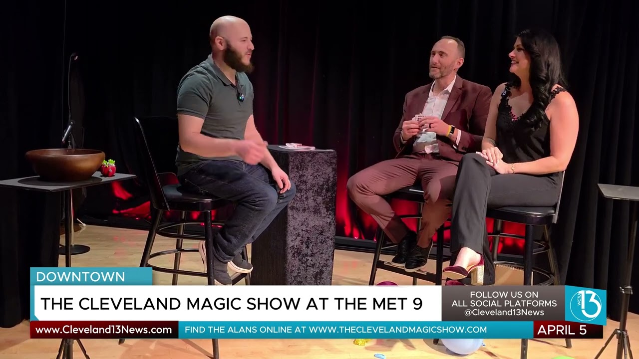 Jason and Stacy Alan Magicians Clevland 13  News Still Image