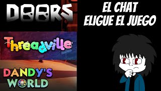 jugando juegos de roblox que los miembros del canal quieran jugar