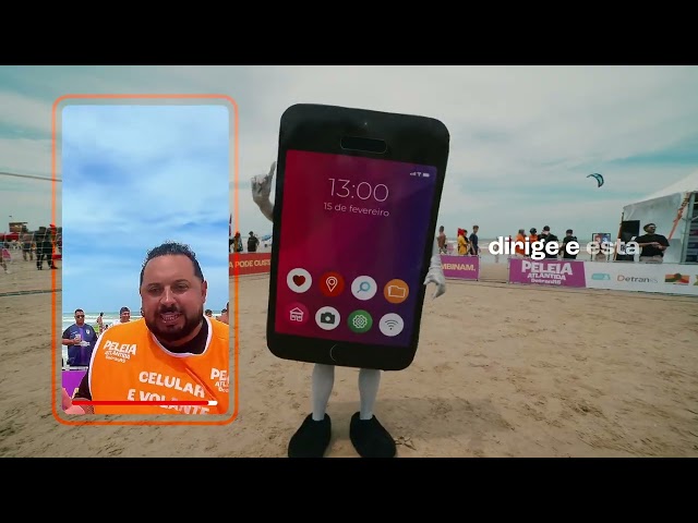 Hoje é dia de relembrar os melhores momentos do Peleia Atlântida DetranRS.

Teve praia, jogo de futebol, Duda Garbi x o Boleiro e intrusos que podem atrapalhar tanto o jogo quanto o trânsito. 📱🍺

Confere aí!

Acompanhe o DetranRS também em outros canais:
Site: detran.rs.gov.br
Instagram: @detranrsoficial  
Facebook: @detranrsoficial