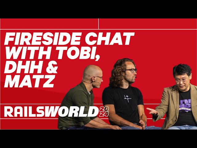 talk by Yukihiro "Matz" Matsumoto, Tobias Lütke, David Heinemeier Hansson: Fireside Chat