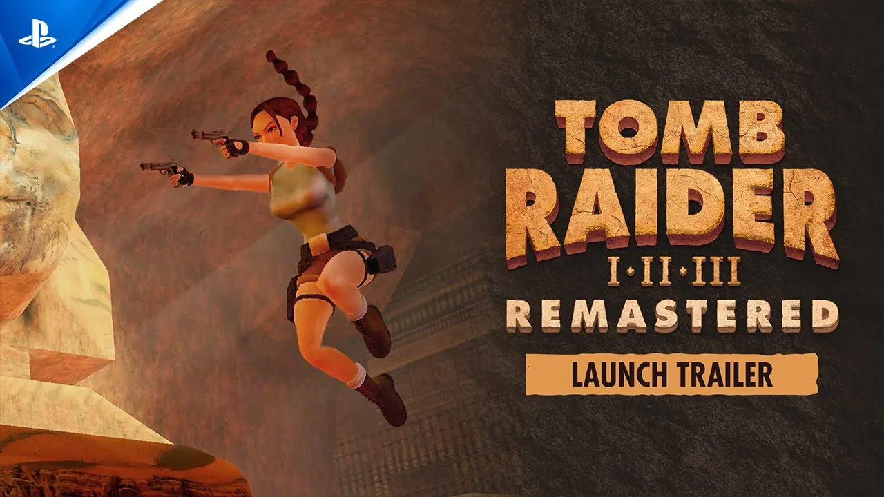 Tomb Raider I-III Remastered Starring Lara Croft - Releasetrailer | PS5- en PS4-games