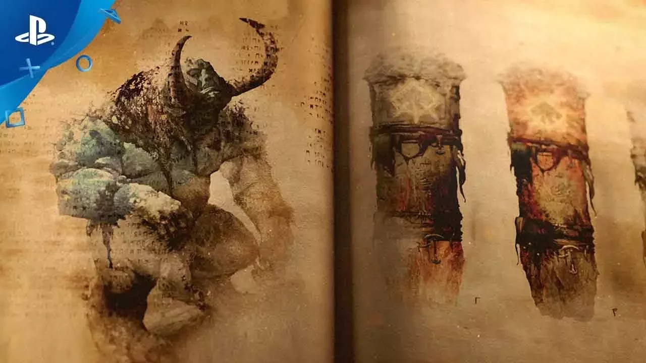 God of War -- The Lost Pages of Norse Myth: A Fire Troll Approaches | PS4